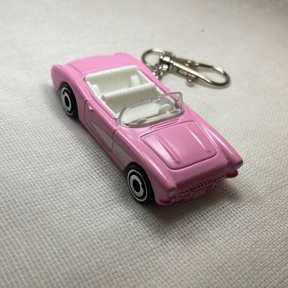 Pink Toy Car Keychain - Picture 2 of 4